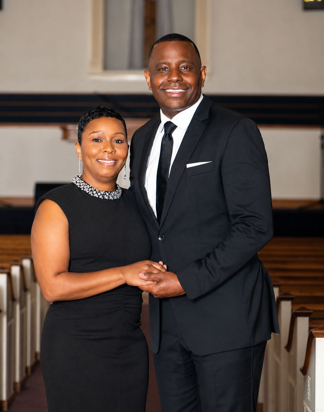 Pastor Terry Brown and the First Lady of St. Thomas Missionary Baptist Church